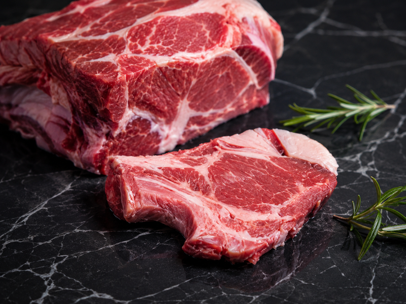 Bistecche di Collo Suino Duroc Brado