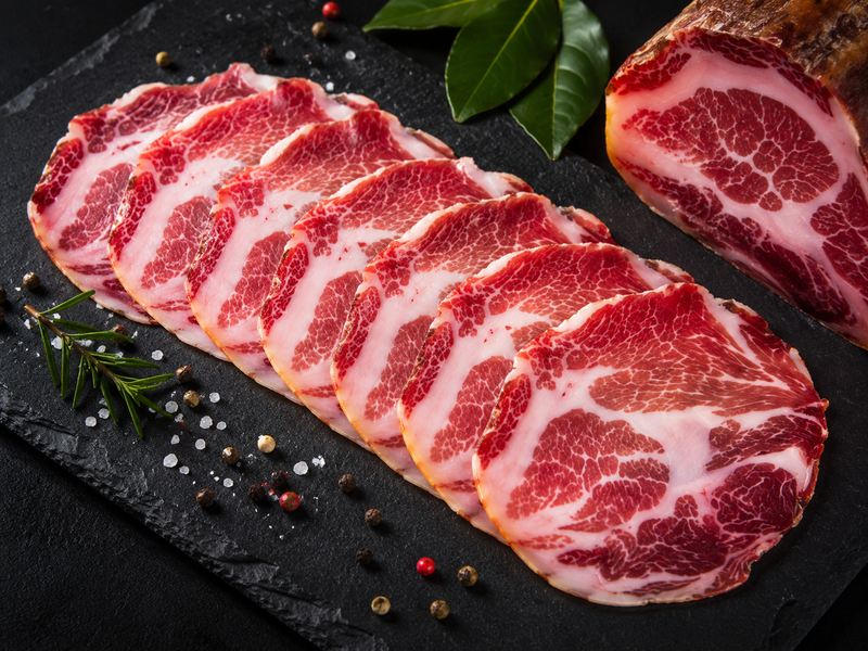 Capocollo di Razza Duroc Affettato o Tranci