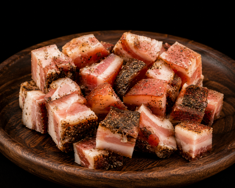 Cubetti di Guanciale di Razze Pregiate
