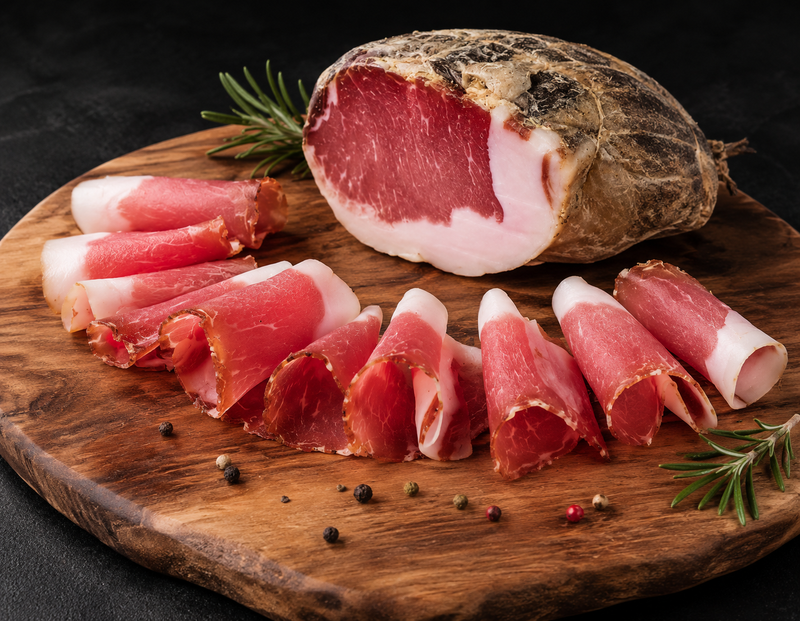 Lonzino di Razza Cinta Senese Affettato o Tranci