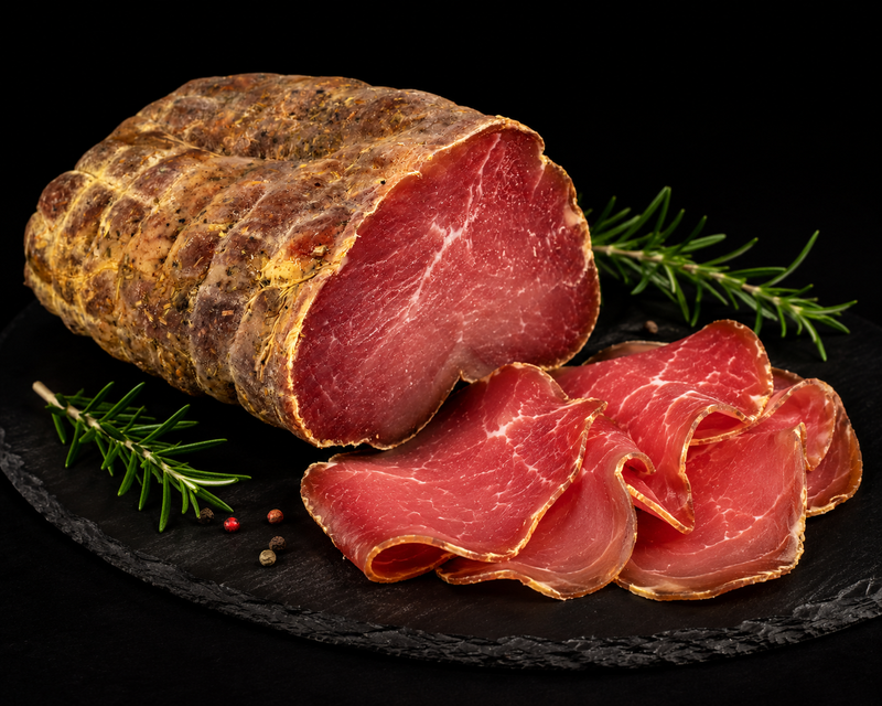 Lonzino di Razza Duroc Affettato o Tranci