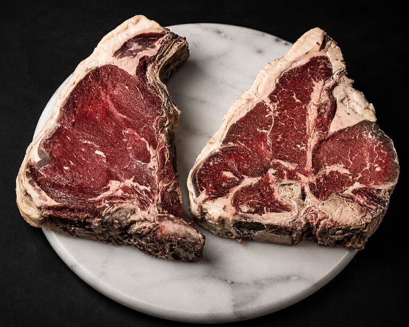 Fiorentina Taglio Porterhouse Lunga Frollatura Chianina-Marchigiana-Maremmana