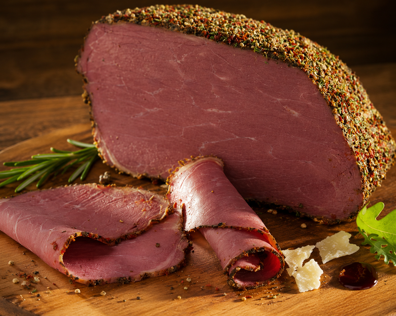 Pastrami di Bovino Allevato al Brado Affettato e Tranci