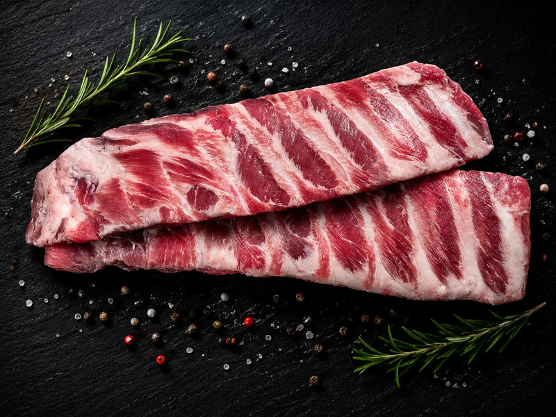 Saint Louis Ribs-Rosticciana di Suino Duroc Brado