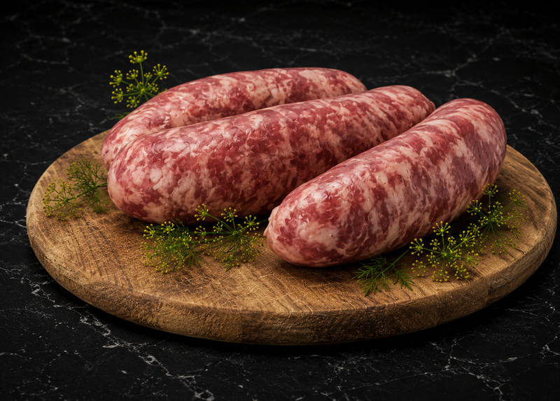 Salsicce Fresche al Finocchio Selvatico di Razza Cinta Senese
