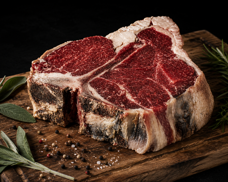 T-Bone Lunga Frollatura Chianina-Marchigiana-Maremmana
